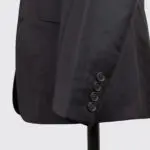 Ted Baker Endurance Suit Size 38R Slim Solid Black Wool 2-Button
