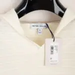 Peter Millar Size M Pacific Popover Hooded Sweater Cream Ivory
