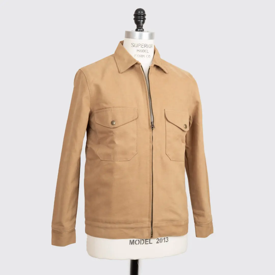 Dehen 1920 Work Jacket Size XS Brisbane Moss 12oz Duck Canvas