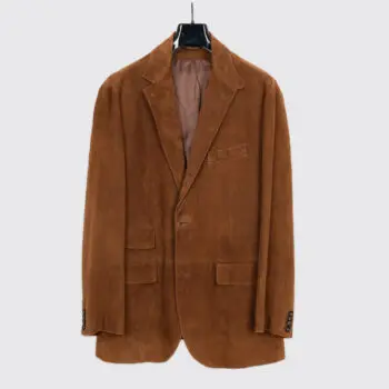 Polo Ralph Lauren Sport Coat Size XL Light Brown Suede Leather