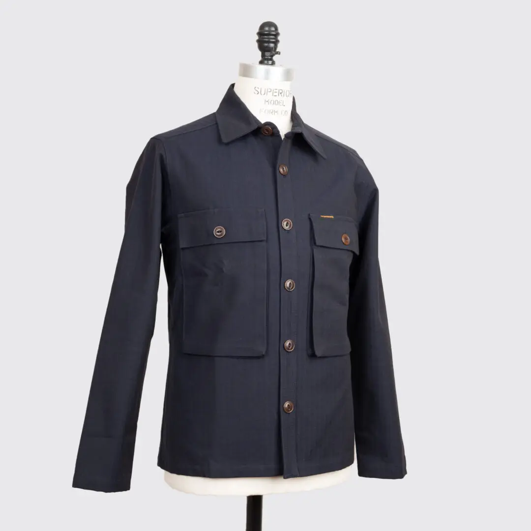 The Quartermaster Fatigue Shirt Jacket Size S Black Made in Italy