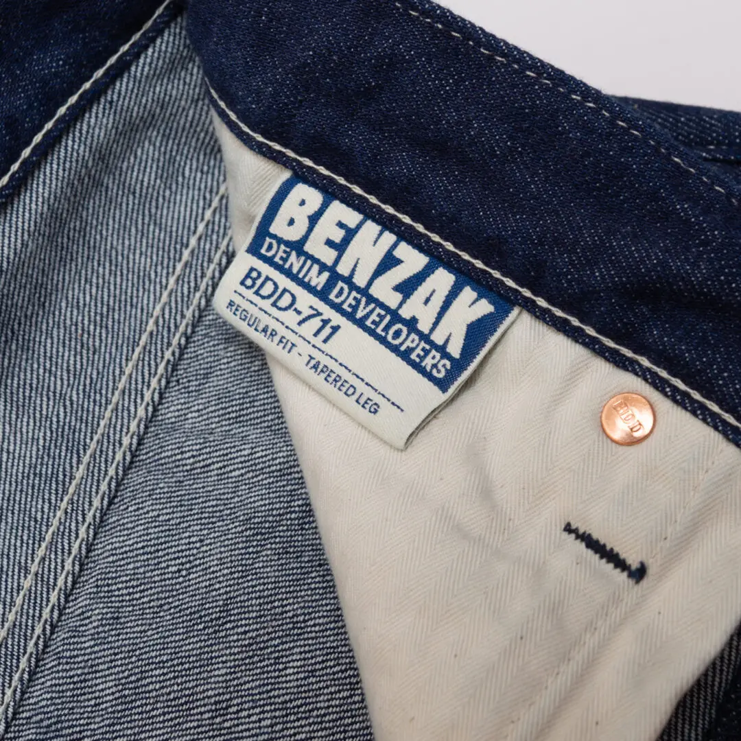 Benzak Denim Developers Jean 711 Fit 11oz Relaxed Taper Japanese Selvedge