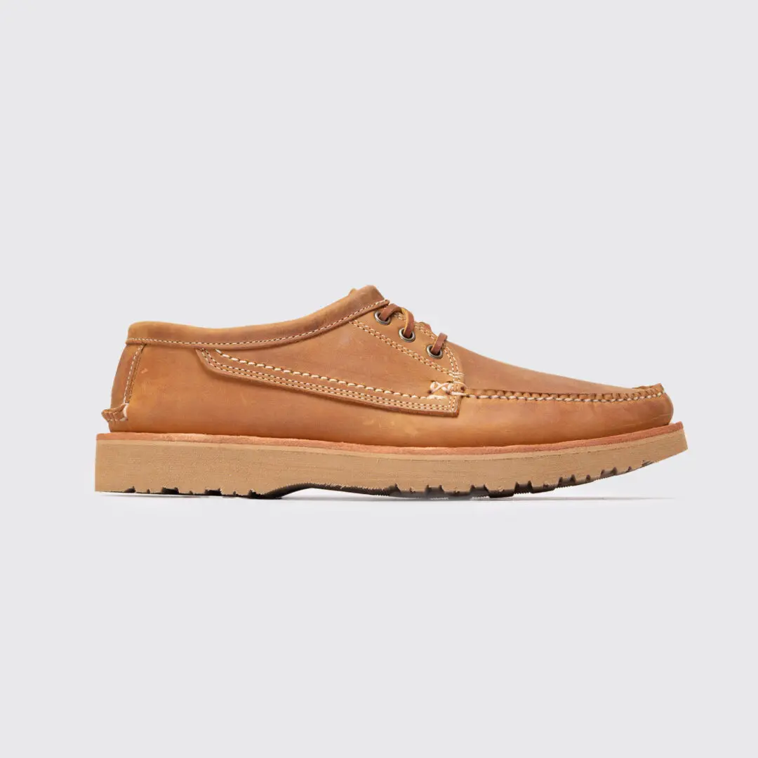 Easymoc Shoes Size 11 Men Rambler 3-Eye Blucher Moc Made in Maine
