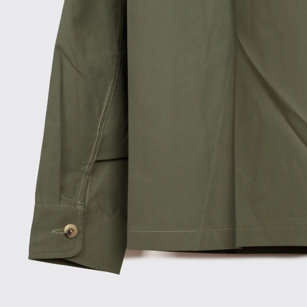 De Bonne Facture Size EU46 Organic Ventile Work Jacket Olive Green