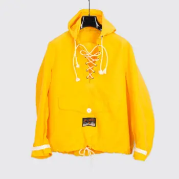 Bryceland's Foul Weather Anorak Jacket Size S Yellow Waterproof