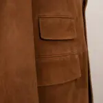 Polo Ralph Lauren Sport Coat Size XL Light Brown Suede Leather