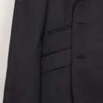 Ted Baker Endurance Suit Size 38R Slim Solid Black Wool 2-Button