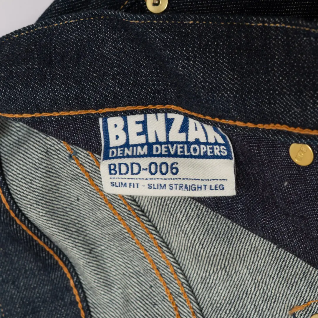 Benzak Denim Developers Jeans 15oz Organic Cotton Japanese Selvedge