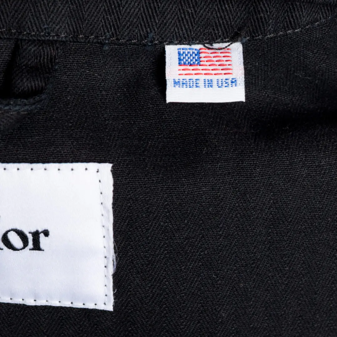 Corridor M41 Field Jacket Size XS Black Herringbone Cotton Twill