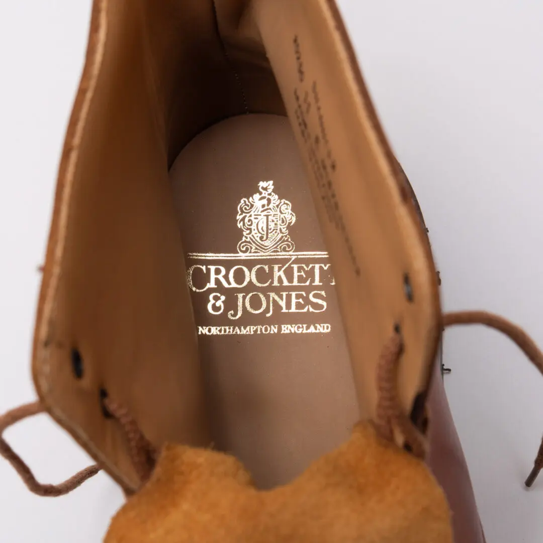 Crockett & Jones Boots Size UK11 Shannon-2 Oak Wax Hide Commando Sole