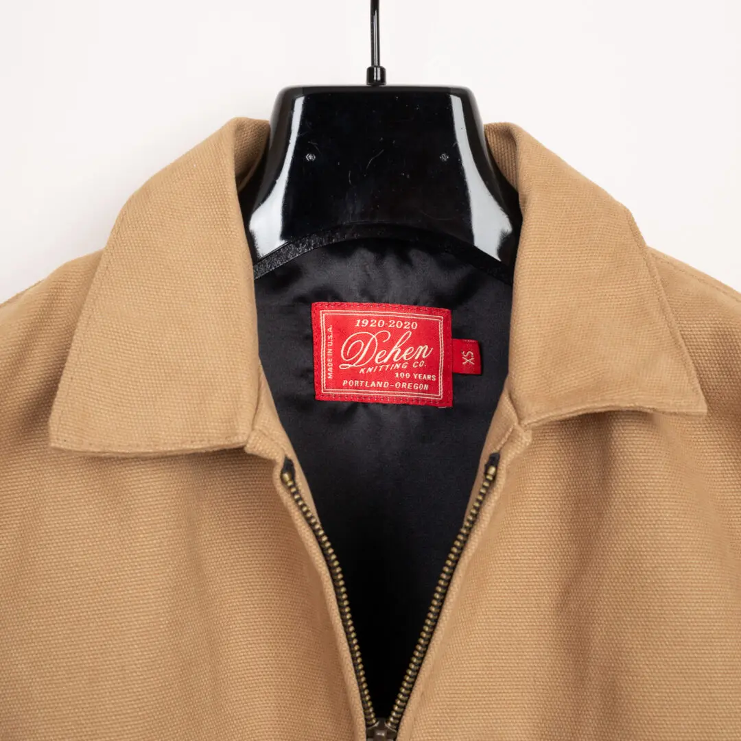 Dehen 1920 Work Jacket Size XS Brisbane Moss 12oz Duck Canvas