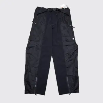 Girbaud 90s Parachute Cargo Pant W36 Black Techwear Military