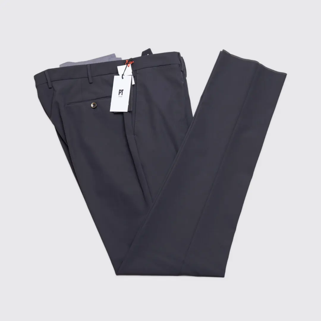 PT Torino Pants Size EU56 Men Gray Slim Fit Performance Stretch