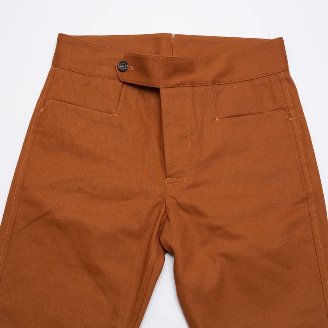 S.E.H. Kelly Work Trouser Size S Men Rust Brown Cotton Duck Canvas