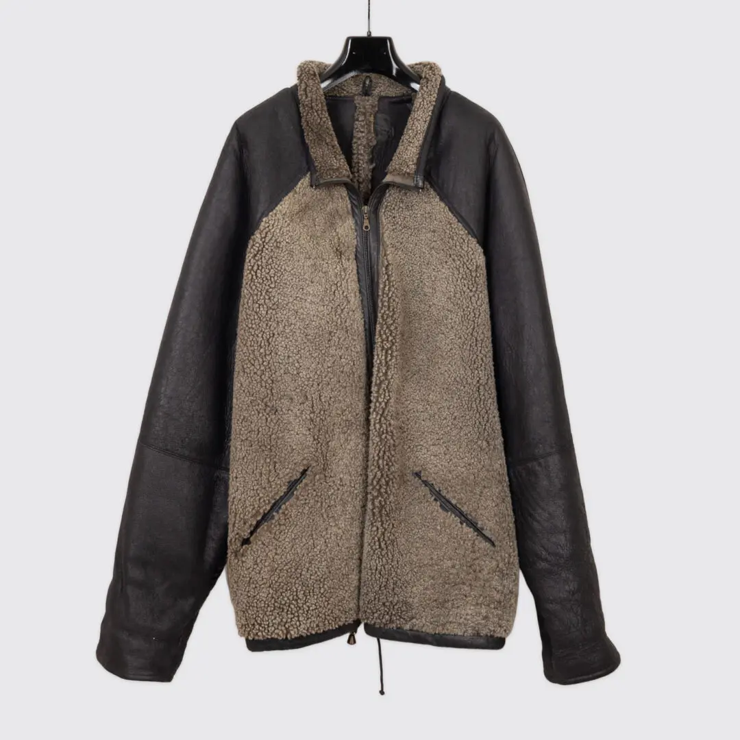 Marc Buchanan x Pelle Pelle Size 50 Shearling Leather Jacket