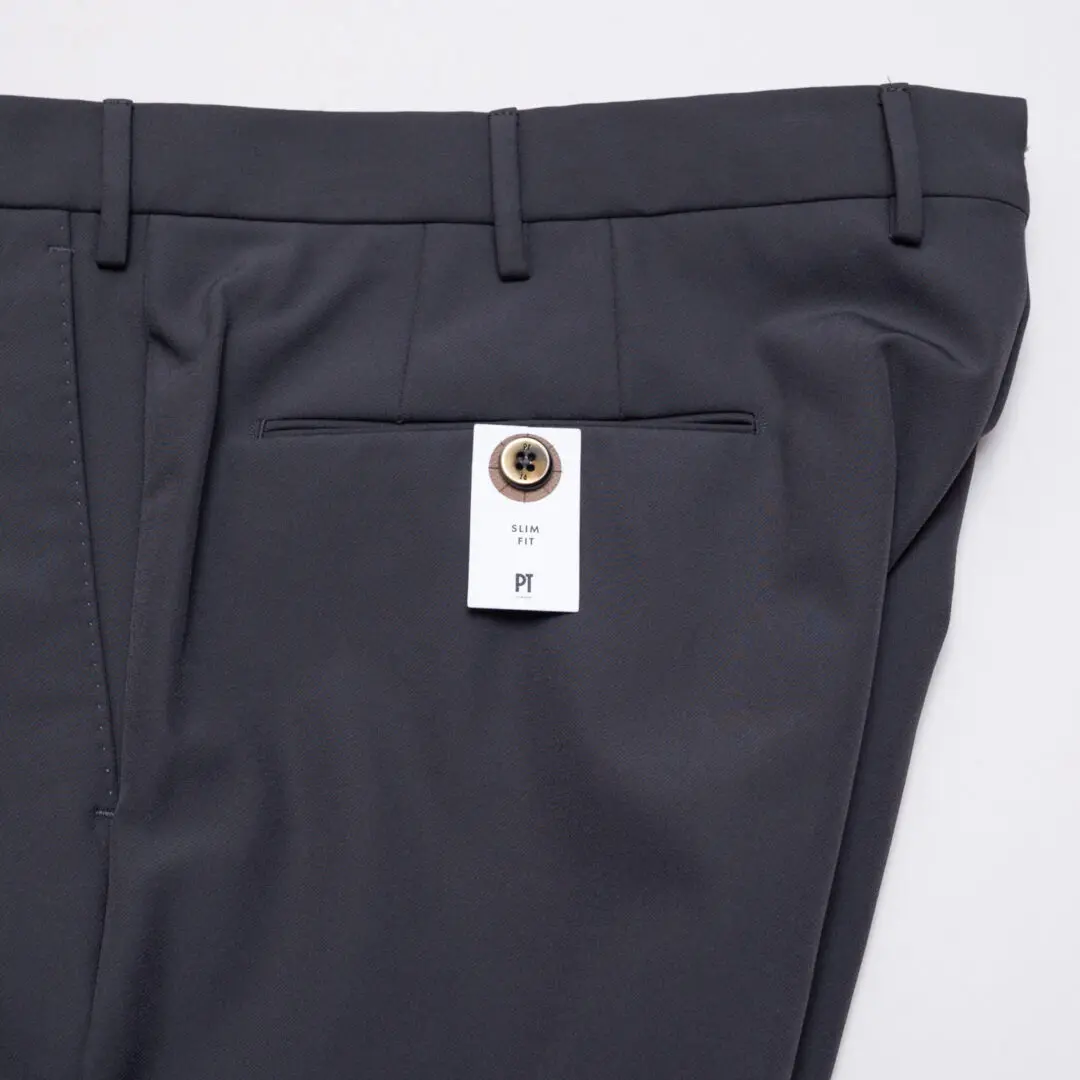 PT Torino Pants Size EU56 Men Gray Slim Fit Performance Stretch