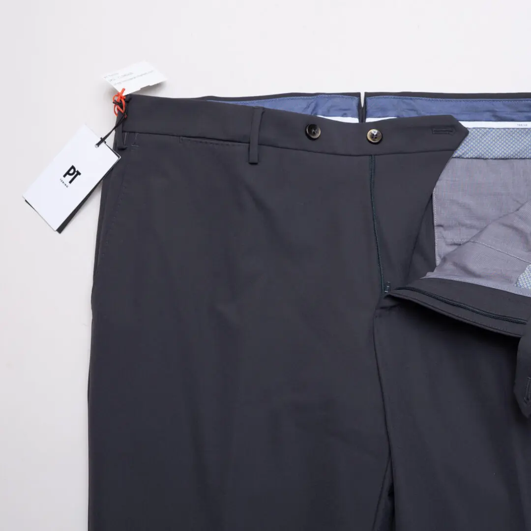 PT Torino Pants Size EU56 Men Gray Slim Fit Performance Stretch