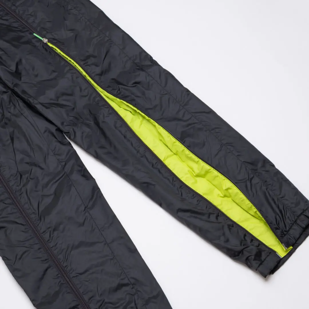 VERSACE Sport Vintage Pants Size XXL Black Performance Insulated