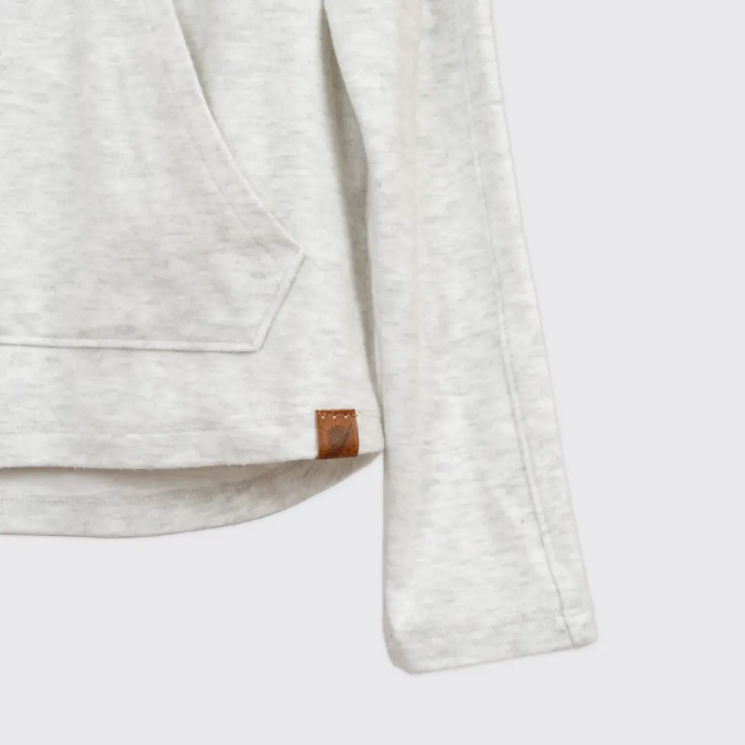 Fundamental Coast Hoodie Size M Light Heather Gray Sweatshirt