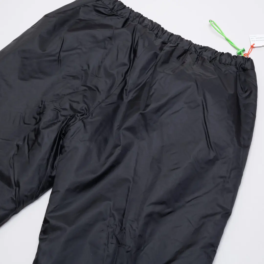 VERSACE Sport Vintage Pants Size XXL Black Performance Insulated