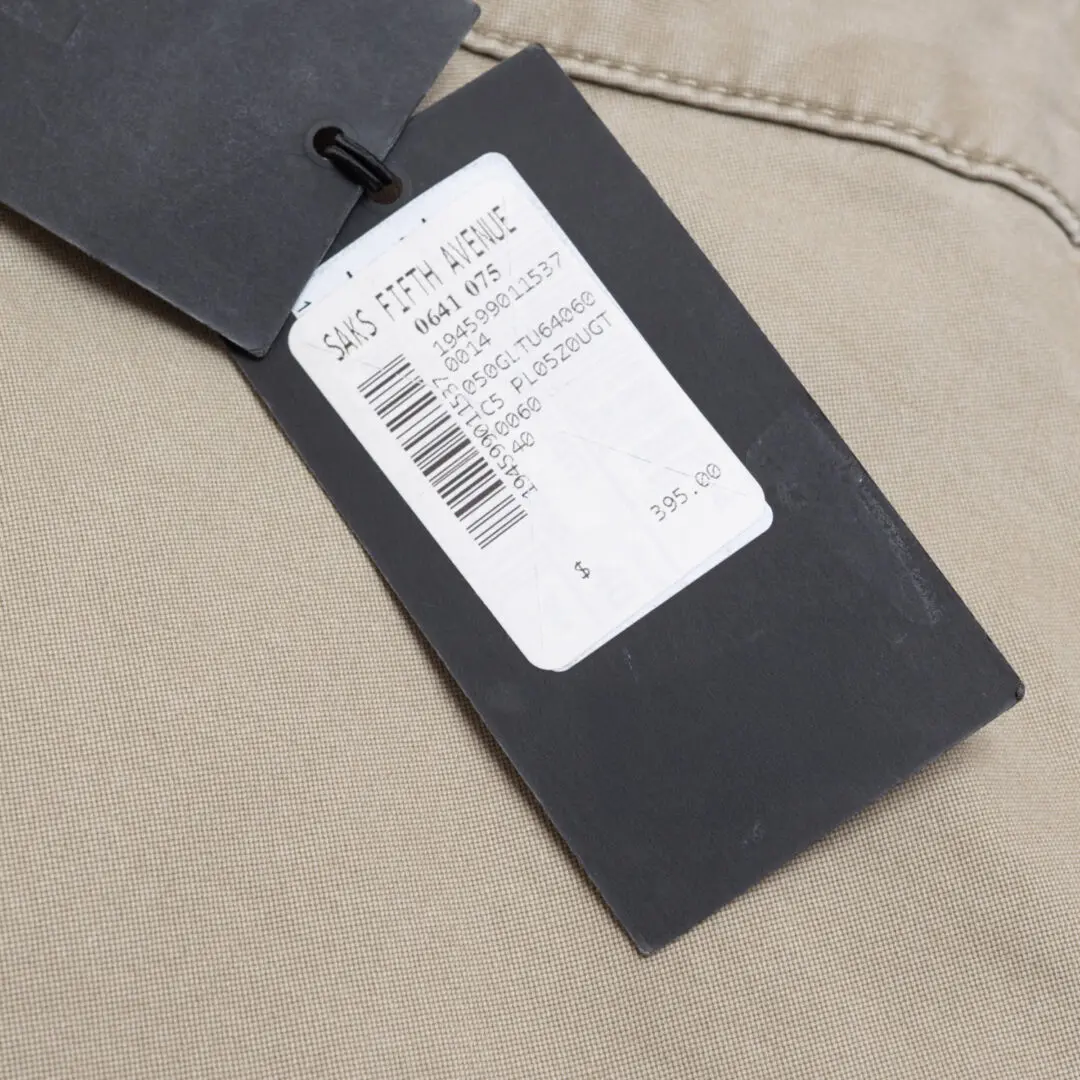 PT Torino Jazz Jeans W40 Khaki Cotton Blend Stretch Zipper Fly