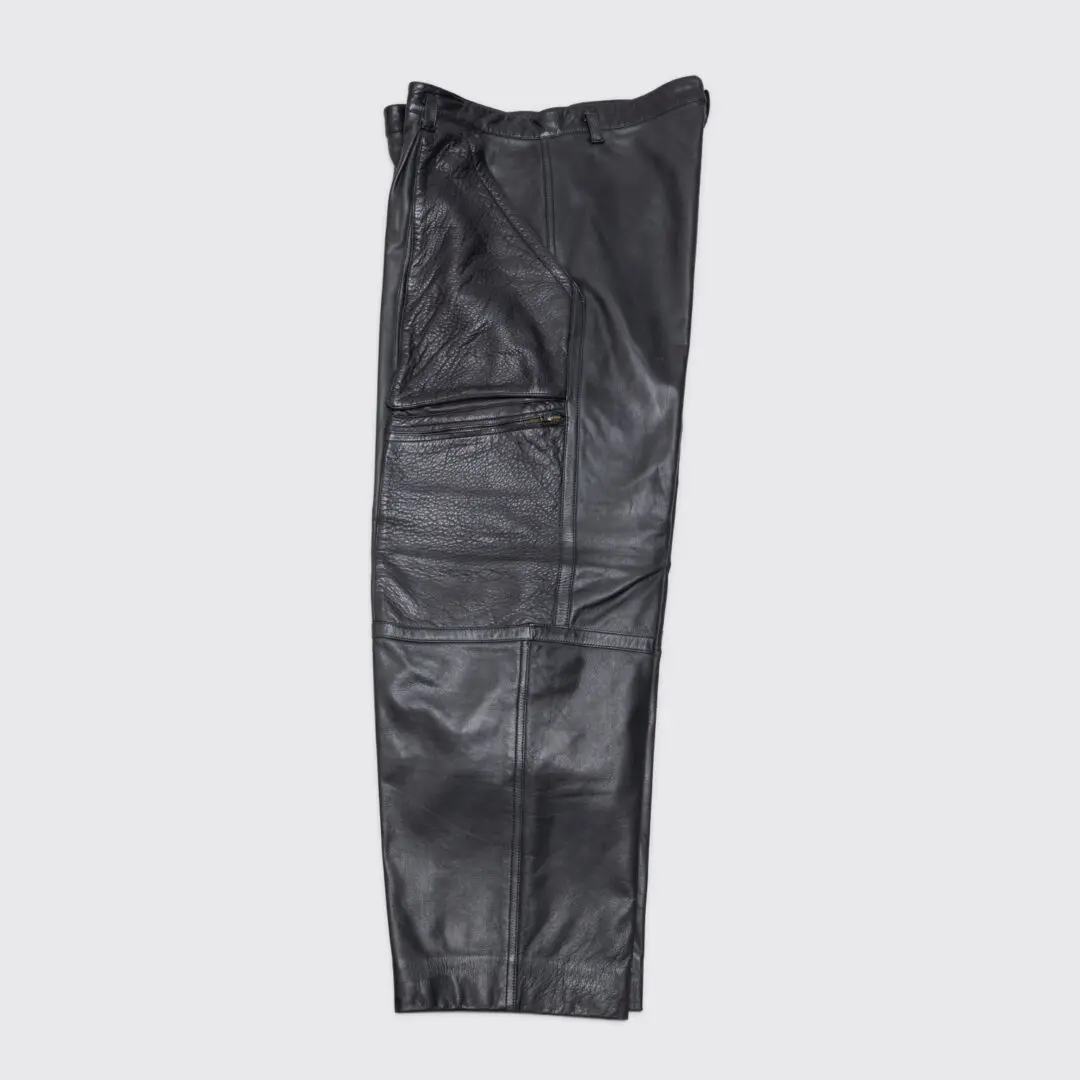 Marc Buchanan Pelle Pelle Leather Pants W36 Men w/ Zipped Pockets