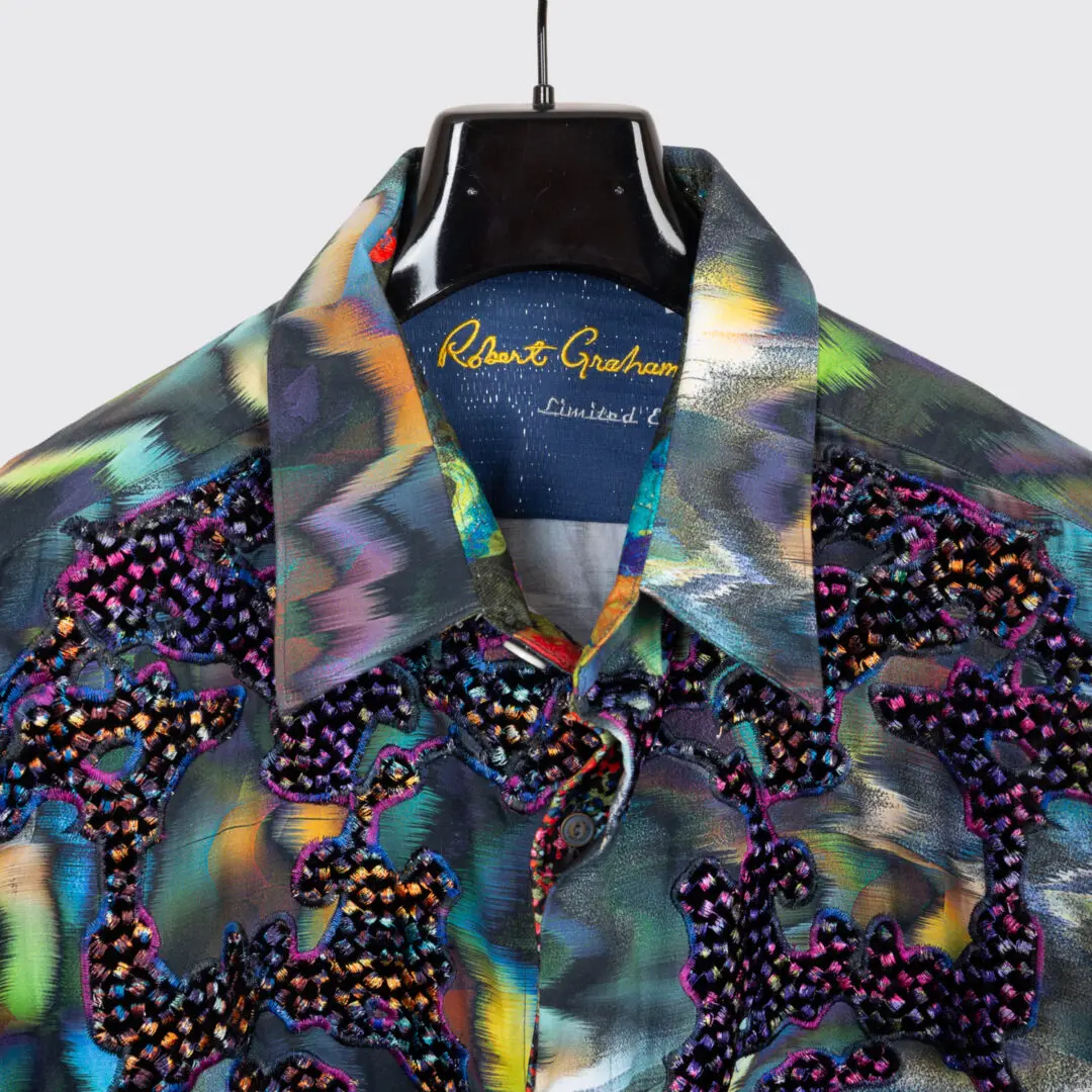 Robert Graham Ltd Edition Shirt 3XL Psychedelic Multicolor Cotton