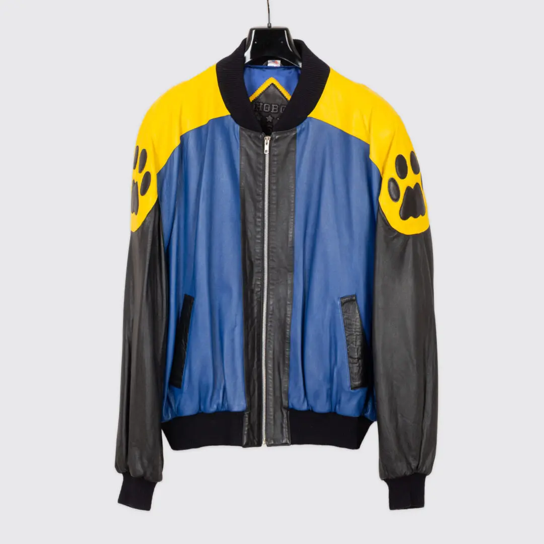 Michael Hoban North Beach Leather Bomber Jacket US48 Men Vintage