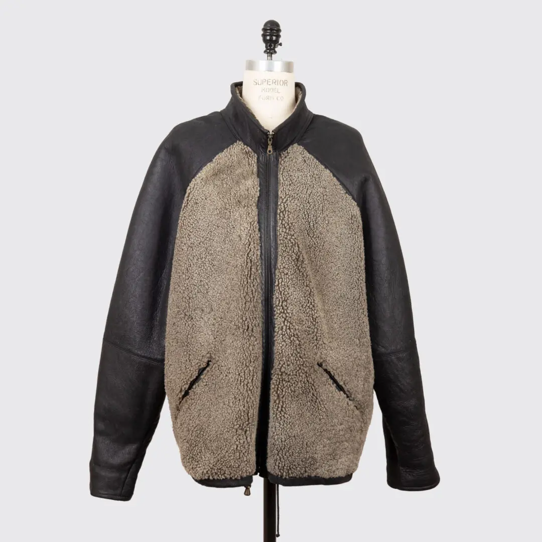 Marc Buchanan x Pelle Pelle Size 50 Shearling Leather Jacket