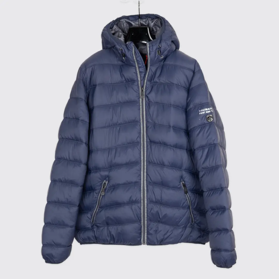 Point Zero Ultralight Puffer Jacket Size XL Navy Performance Parka