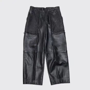 Marc Buchanan Pelle Pelle Leather Pants W36 Men w/ Zipped Pockets