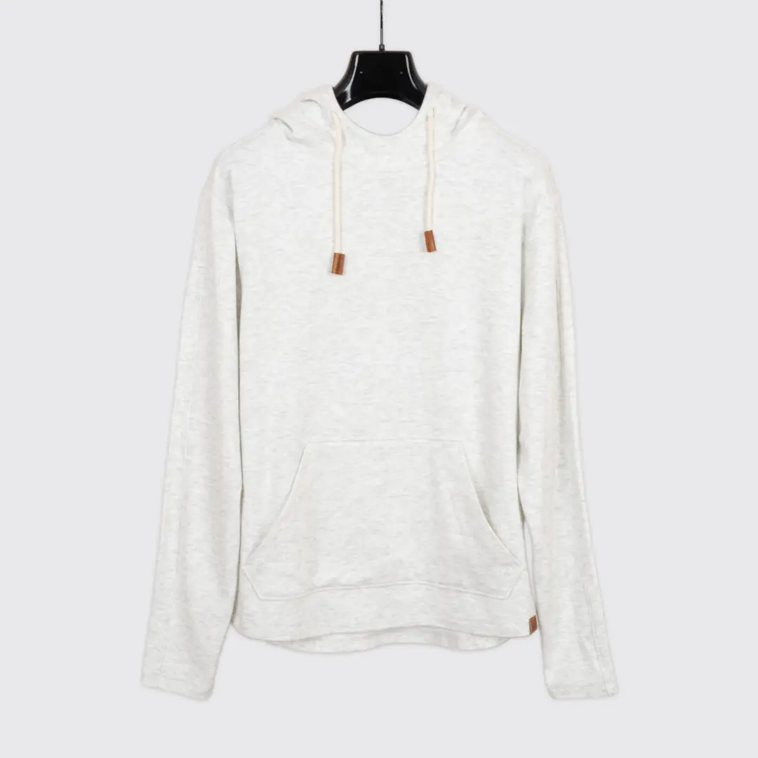 Fundamental Coast Hoodie Size M Light Heather Gray Sweatshirt