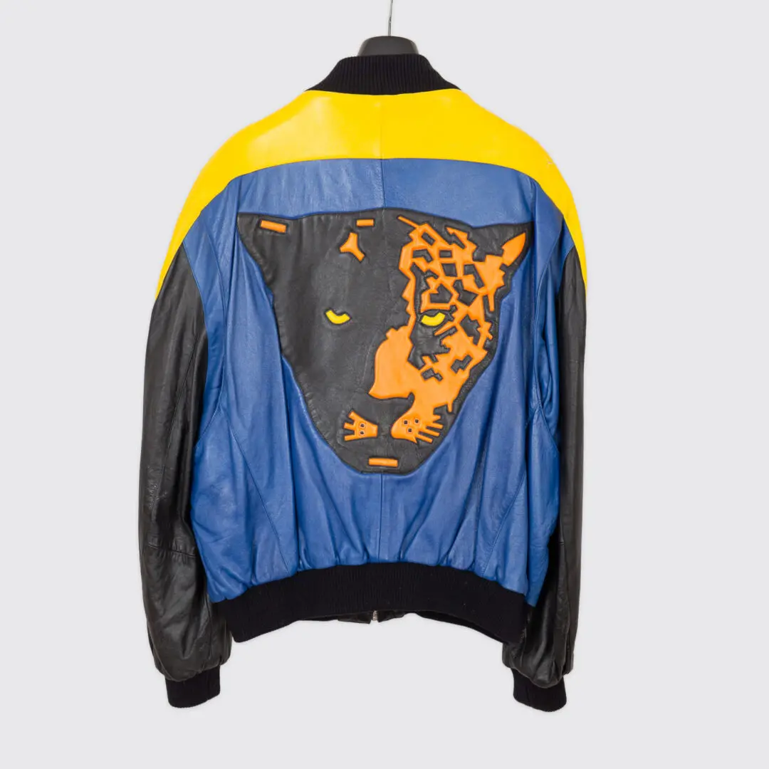 Michael Hoban North Beach Leather Bomber Jacket US48 Men Vintage