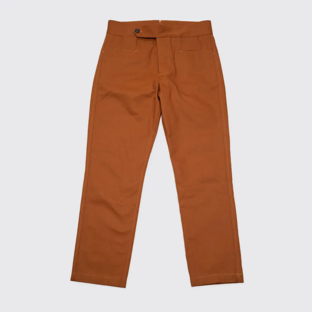S.E.H. Kelly Work Trouser Size S Men Rust Brown Cotton Duck Canvas