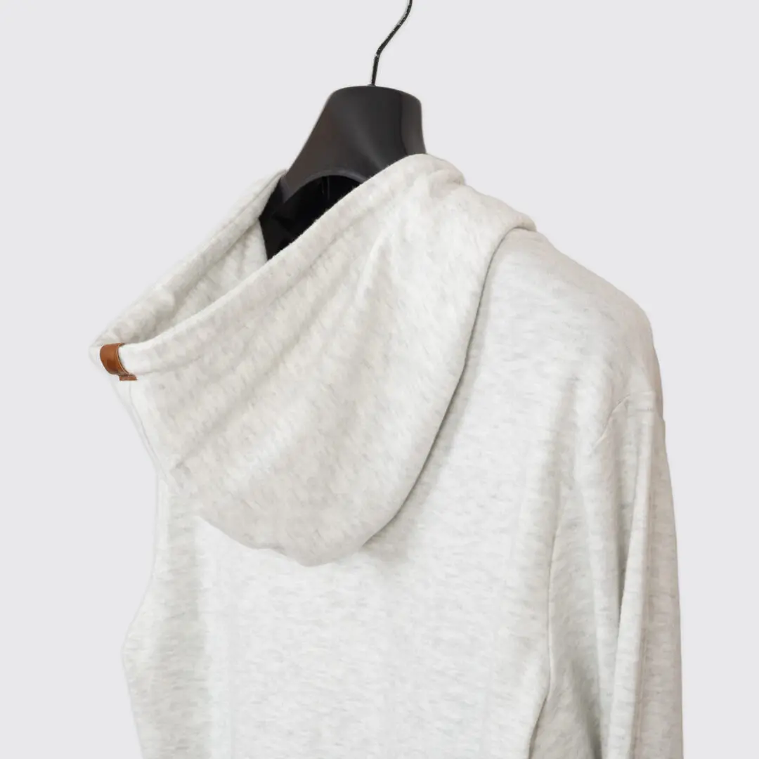 Fundamental Coast Hoodie Size M Light Heather Gray Sweatshirt
