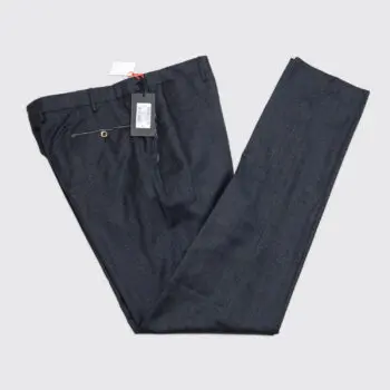 PT Torino Super 120s Pants Size EU56 Men Gray Wool Flannel Slim