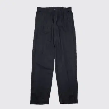 Giorgio Armani Casual Pants Size EU52 Men Black Viscose Rayon