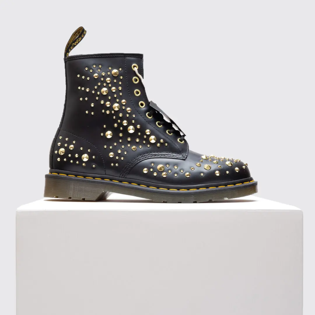 Dr. Martens 1460 Midas Boots Size 11 Men Studded Black Leather