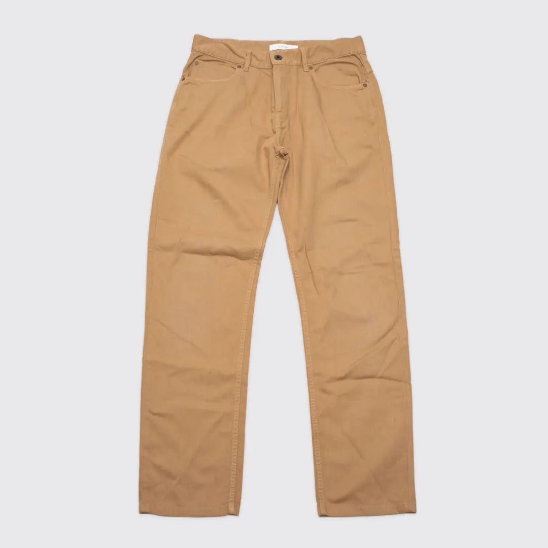 Billy Reid Jeans W31 Men Tan Khaki Cotton Linen Slim Fit Pants