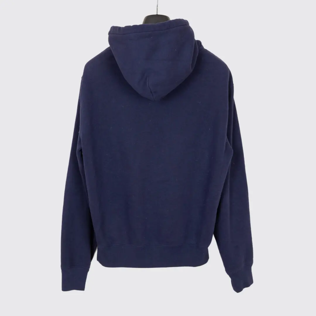 Polo Ralph Lauren Hoodie Size M Navy Cotton Fleece Sweatshirt