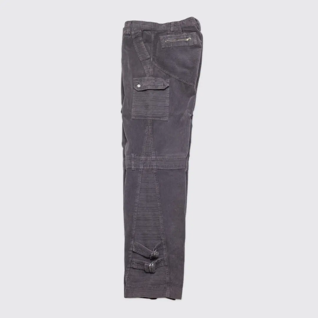 Dolce&Gabbana Cargo Pants W36 Men Taupe Gray Corduroy Cotton