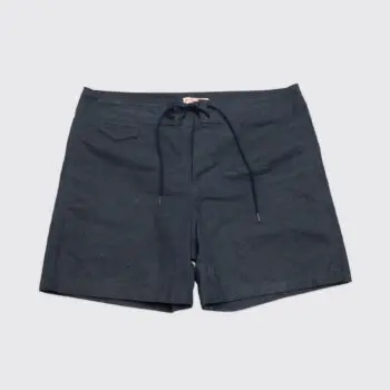 Filson Eagle Harbor Trunks W38 Dark Navy Cotton Drawstring Short
