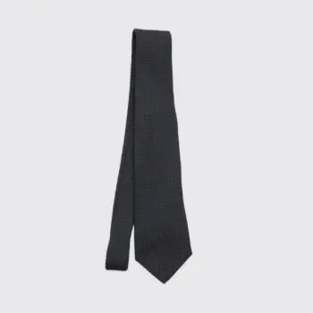 Beckett & Robb Wool Tie Hunter Green Red Pin Dot Made in Italy