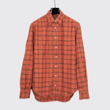 Gitman Vintage Shirt Japanese Slubbed Twill Check Camper Fall-Winter Button Down