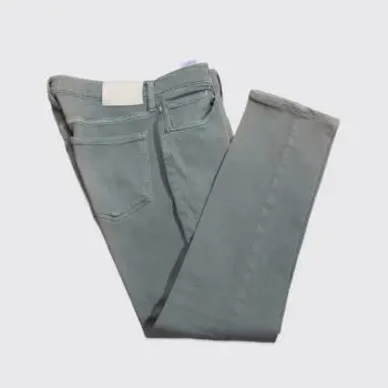 PAIGE Lennox Vintage Soft Algae Jeans Size W31 L29 Men Green Rayon