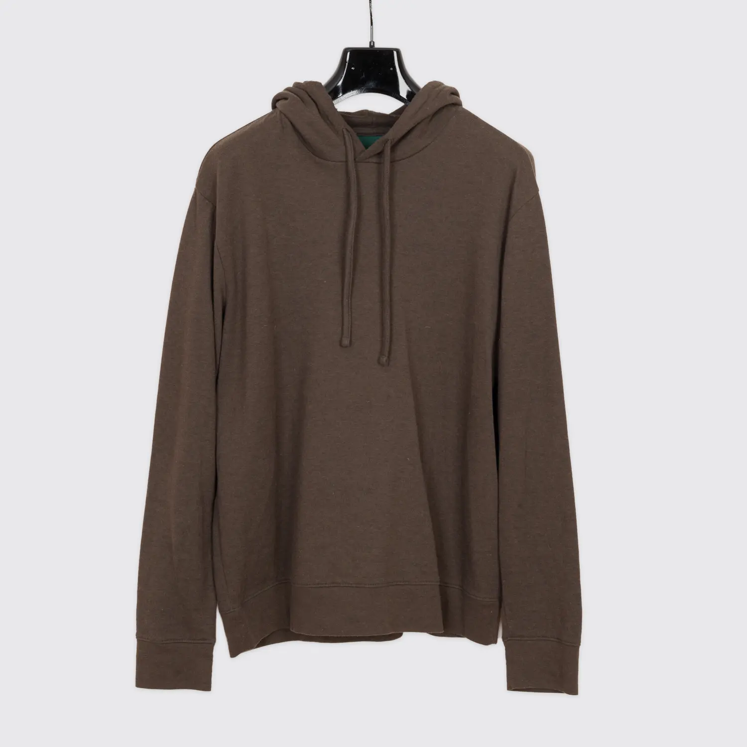 Vince Hoodie Size M Night Moss Brown Soft Cotton Double Face Sweatshirt