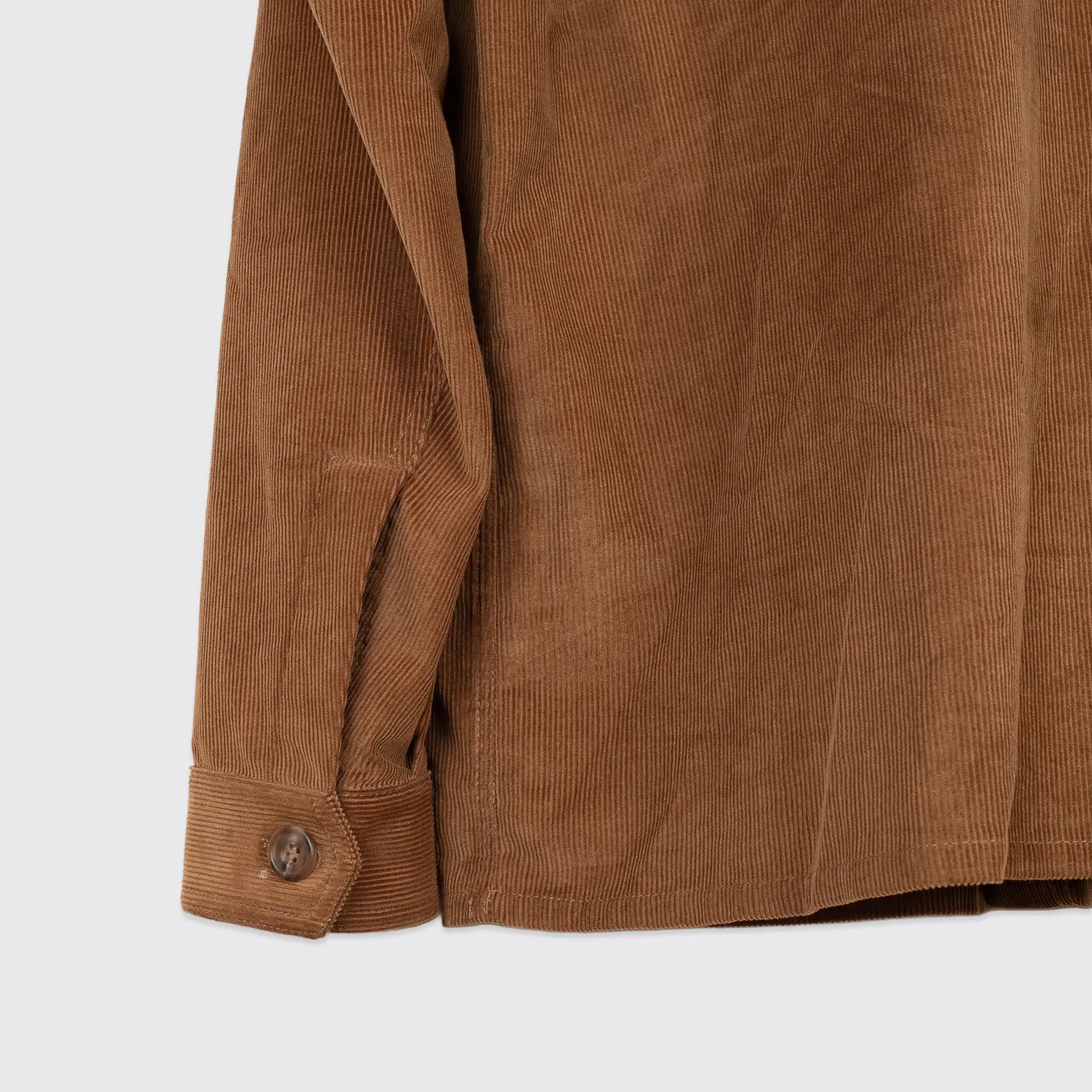 Anderson & Sheppard No. 2 Corduroy Work Jacket Size S Tan Pinwale Made in Italy