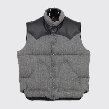 Rocky Mountain Featherbed Christy Vest XXL Gray Herringbone Tweed Ltd Edition