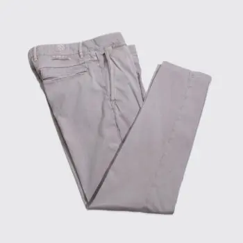 FRADI Pants Size W32 Men Light Gray Cotton Stretch Made in Italy