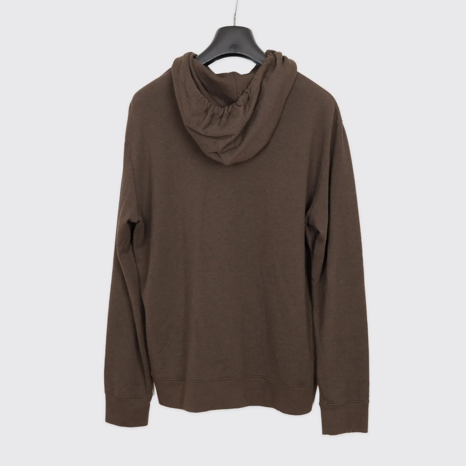 Vince Hoodie Size M Night Moss Brown Soft Cotton Double Face Sweatshirt